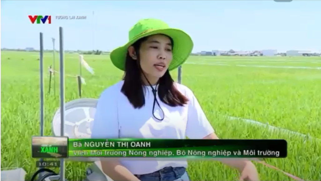 VTV1 _ Tương lai xanh _ Thay đổi phương thức canh tác lúa giảm phát thải, Viện Môi trường Nông nghiệp